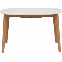 Обеденный стол Tetchair BOSCO (Боско) раскладной, основание бук, столешница мдф, 120+30x80 см 11257