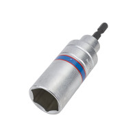 Головка шестигранная 1/4", 24х110 мм для шуруповерта KING TONY 76C1124M