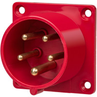 Вилка TDM ELECTRIC 615 скрытая 3Р+РЕ+N 16А 380В IP44 SQ0607-0003