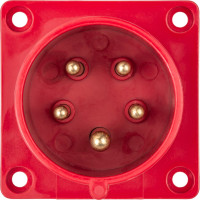 Вилка TDM ELECTRIC 615 скрытая 3Р+РЕ+N 16А 380В IP44 SQ0607-0003