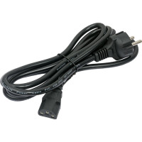 Кабель питания ExeGate Power PC-1,8P Евровилка Schuko-C13/1.0mm2, медь, черный, 10A, 1.8м 280647