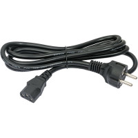 Кабель питания ExeGate Power PC-1,8P Евровилка Schuko-C13/1.0mm2, медь, черный, 10A, 1.8м 280647