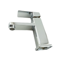 Смеситель для раковины Rainsberg хром, однорычажное управление, фиксированный излив R1001F