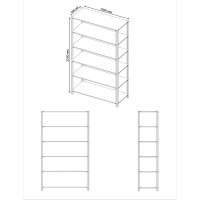 Стеллаж ООО Металекс Metalex AIR 2200x1200x600 6 полок SMAVI221260