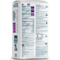 Штукатурка Bergauf Dekor декоративная «короед», 25 кг 07453