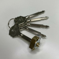Цилиндровый механизм VETTORE BR K 123 под крестовой ключ, 5 ключей 20093