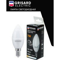 Светодиодная лампа Grisard Electric свеча C35 Е14 7Вт 3000К 220В GRE-002-0045(1)