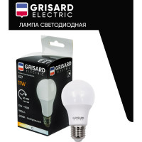 Светодиодная лампа Grisard Electric шар A60 Е27 11Вт 4000К 220В 10 шт GRE-002-0009