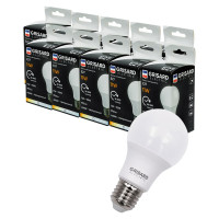Светодиодная лампа Grisard Electric шар A60 Е27 11Вт 4000К 220В 10 шт GRE-002-0009