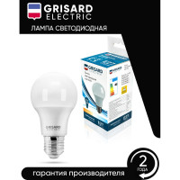 Светодиодная лампа Grisard Electric шар A60 Е27 11Вт 4000К 220В 10 шт GRE-002-0009