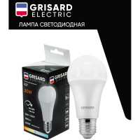 Светодиодная лампа Grisard Electric шар A60 Е27 20Вт 4000К 220В 10шт GRE-002-0012