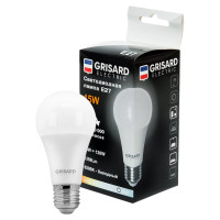 Светодиодная лампа Grisard Electric шар A60 Е27 15Вт 6500К 220В GRE-002-0017(1)