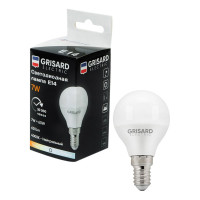 Светодиодная лампа Grisard Electric шар G45 E14 7Вт 4000К 220В GRE-002-0036(1)
