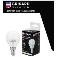 Светодиодная лампа Grisard Electric шар G45 E14 7Вт 4000К 220В GRE-002-0036(1)