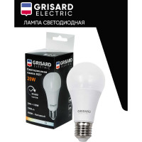 Светодиодная лампа Grisard Electric шар A60 Е27 20 Вт 6500К 220В 10шт GRE-002-0018