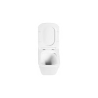 Подвесной унитаз BelBagno DUE безободковый с сиденьем Soft Close BB3103CHR/SC