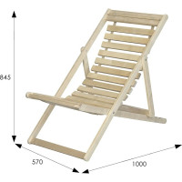 Шезлонг Мебелик 45 7771