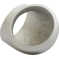 Отвод Partex 89x6мм, алюминиевый приварной, 90 градусов НФ-00000074