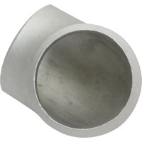 Отвод Partex 89x6мм, алюминиевый приварной, 90 градусов НФ-00000074