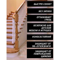 Полиуретановый лак для мебели SAFORA (матовый; 500 мл) ML500