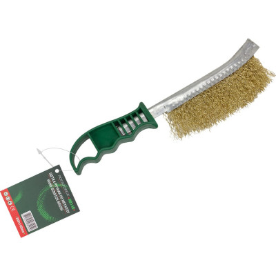Щетка по металлу ROCKFORCE ручная, с пластиковой ручкой RF-HB140(49287)