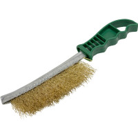 Щетка по металлу ROCKFORCE ручная, с пластиковой ручкой RF-HB140(49287)