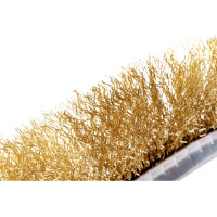 Щетка по металлу ROCKFORCE ручная, с пластиковой ручкой RF-HB140(49287)