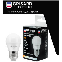 Светодиодная лампа Grisard Electric шар G45 E27 7Вт 4000К 220В 10шт GRE-002-0025