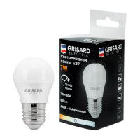 Светодиодная лампа Grisard Electric шар G45 E27 7Вт 4000К 220В 10шт GRE-002-0025