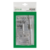 Врезная защелка Ajax LP72-50 CP хром 44507