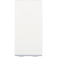 1-клавишный выключатель-кнопка LK Studio 45x22.5 (сх.1T) 10 A. 250 B белый LK45 850504-1