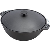 Казан с крышкой MYRON COOK чугун, 8 л MC0082