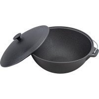 Казан с крышкой MYRON COOK чугун, 8 л MC0082