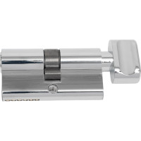 Цилиндр PALIDORE 60PC 30/30С ключ/завертка, хром блестящий 98760915