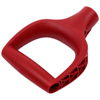 Ручка красная Garten 32 мм для лопаты Fachmann 05.009