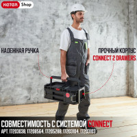 Ящик для инструментов Keter НОВИНКА CONNECT SYS 2 DRAWERS 250037