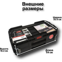 Ящик для инструментов Keter НОВИНКА CONNECT SYS 2 DRAWERS 250037