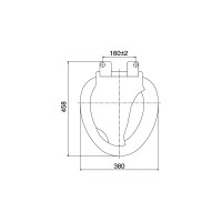 Сиденье для унитаза VIRPLAST VIR взрослое, белое 28337 20980522