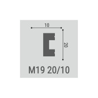 Молдинг bello deco XPS М 19 20x10 мм 00-00104835