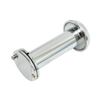 Дверной глазок Fuaro 3 DVZ_LUX, 16/200/50x90 оптика пластик-LUX, CP хром 43219