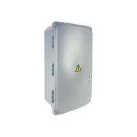 Пластиковый корпус с монтажной панелью KRZMI Solid ЩМПпл-5 глухая дверь 543x311x164 IP55 4651117991437