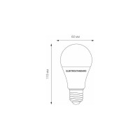 Светодиодная лампа Elektrostandard Classic LED D 7W 4200K E27 А60 BLE2766 a060103