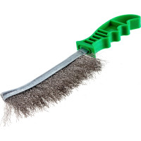 Универсальная ручная щетка крацовка EuroBrush 230x130 ворс гофр. нержавеющая сталь 0,30 EB-XSS1