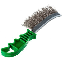 Универсальная ручная щетка крацовка EuroBrush 230x130 ворс гофр. нержавеющая сталь 0,30 EB-XSS1