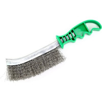 Универсальная ручная щетка крацовка EuroBrush 230x130 ворс гофр. нержавеющая сталь 0,30 EB-XSS1