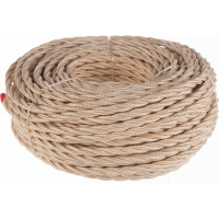 Провод Bironi 3x2,5 Песочное золото (матовый) 50м B1-435-719-50