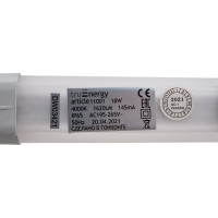 Светодиодный линейный накладной светильник truEnergy IP65 18W 4000K 600мм 1530Lm белый пластик 11001