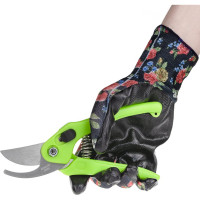 Садовые перчатки MasterProf, цветные, полиэстер с обливкой из нитрила, размер M ДС.070792