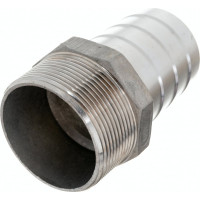 Ниппель для шланга нержавеющий (2"; 50 мм; AISI304) TITAN LOCK TL200HTM