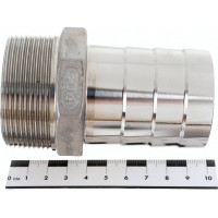 Ниппель для шланга нержавеющий (2"; 50 мм; AISI304) TITAN LOCK TL200HTM